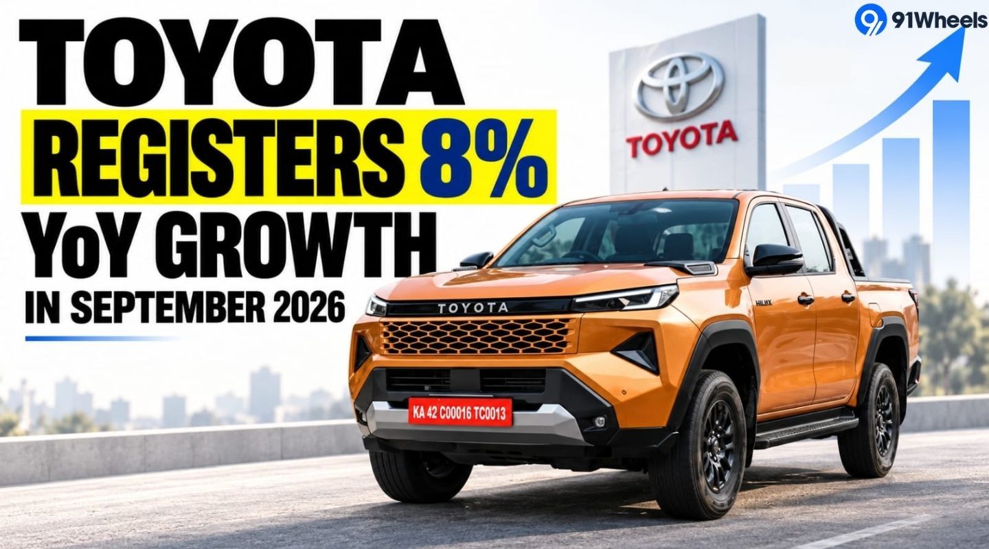 Toyota Registers 8% YoY Growth in September 2026